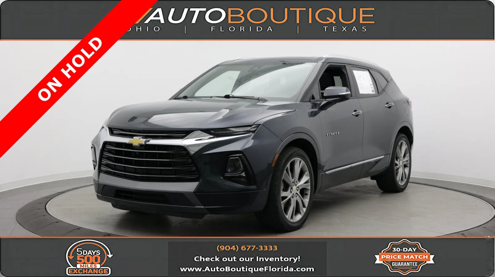 Gray 2019 Chevrolet Blazer Premier for sale in Jacksonville, FL