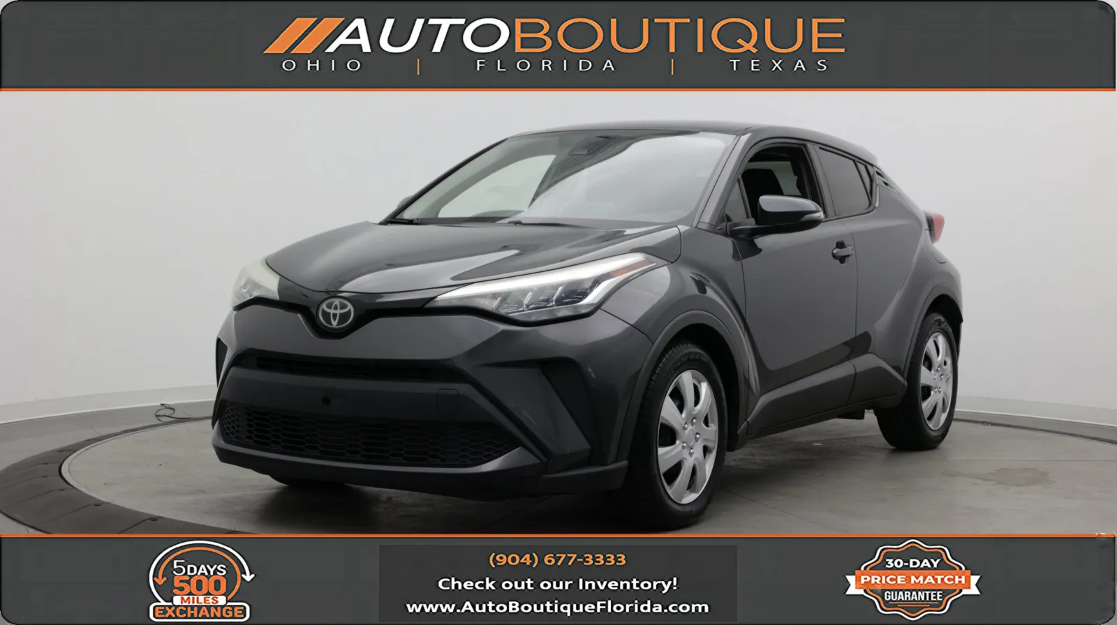 Gray 2021 Toyota C-HR LE for sale in Jacksonville, FL