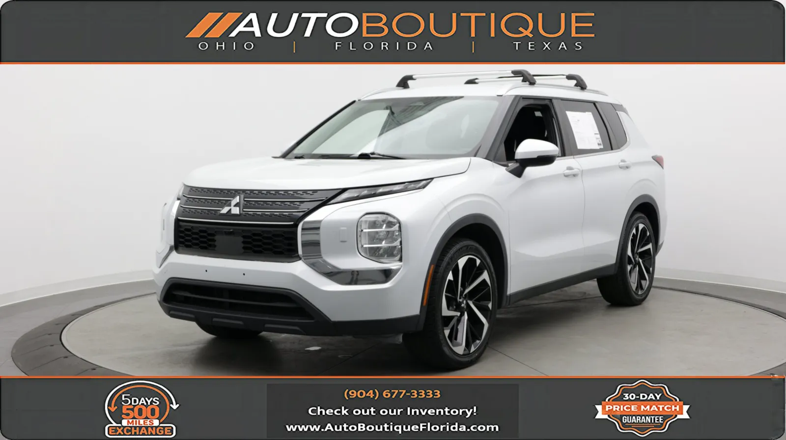 White 2022 Mitsubishi Outlander ES for sale in Jacksonville, FL
