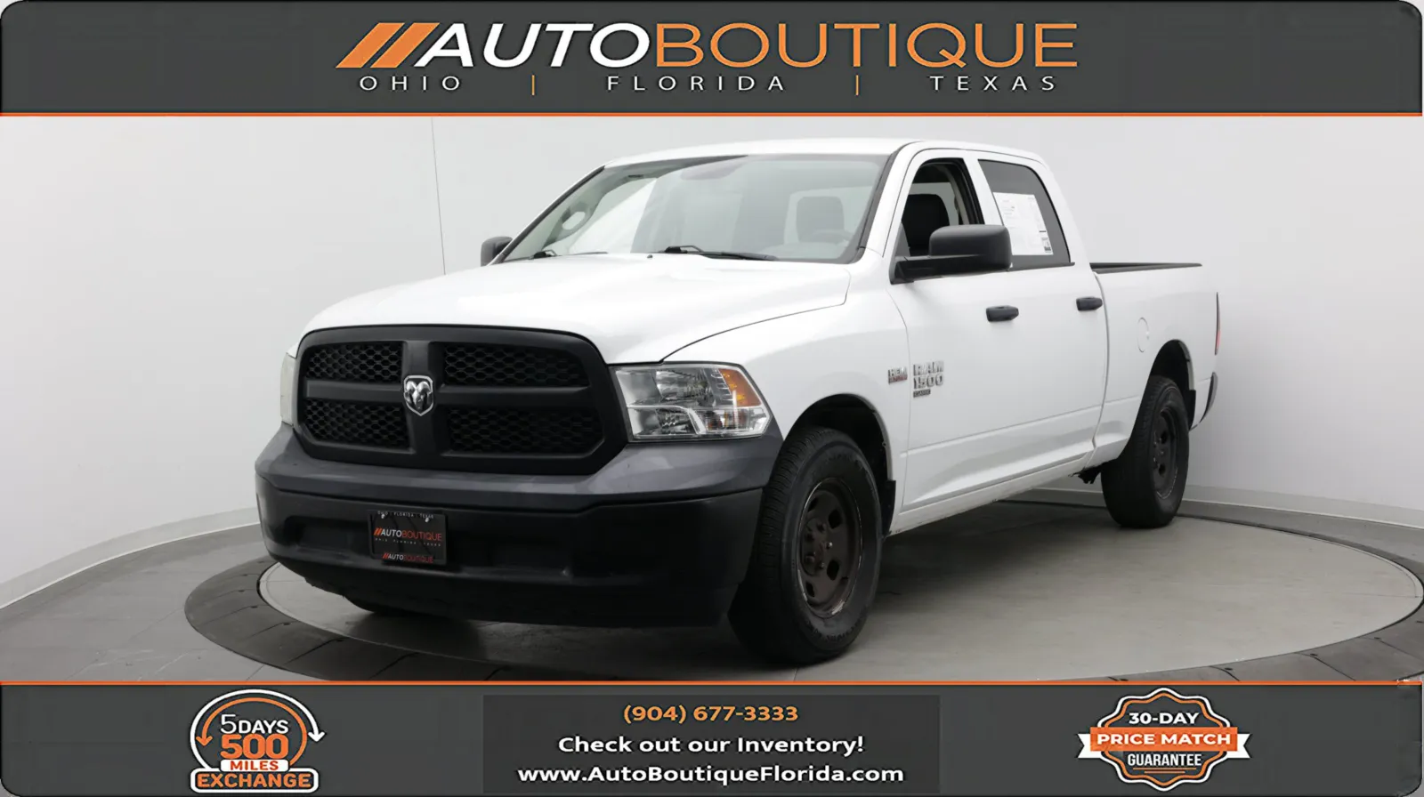 White 2019 Ram 1500 Classic Tradesman for sale in Jacksonville, FL