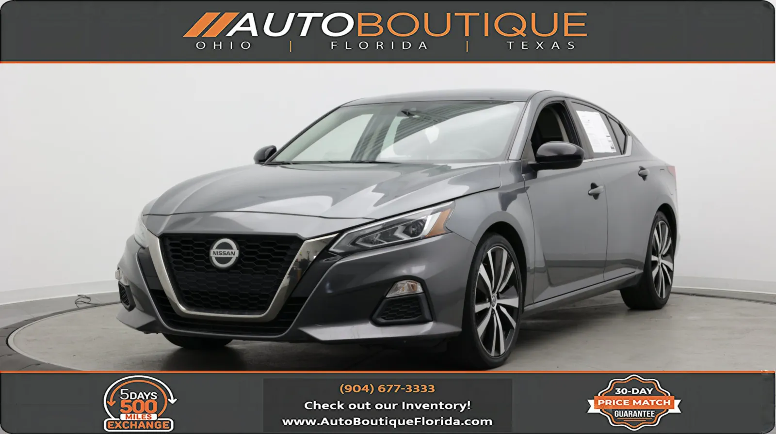 Gray 2022 Nissan Altima 2.5 SR for sale in Jacksonville, FL