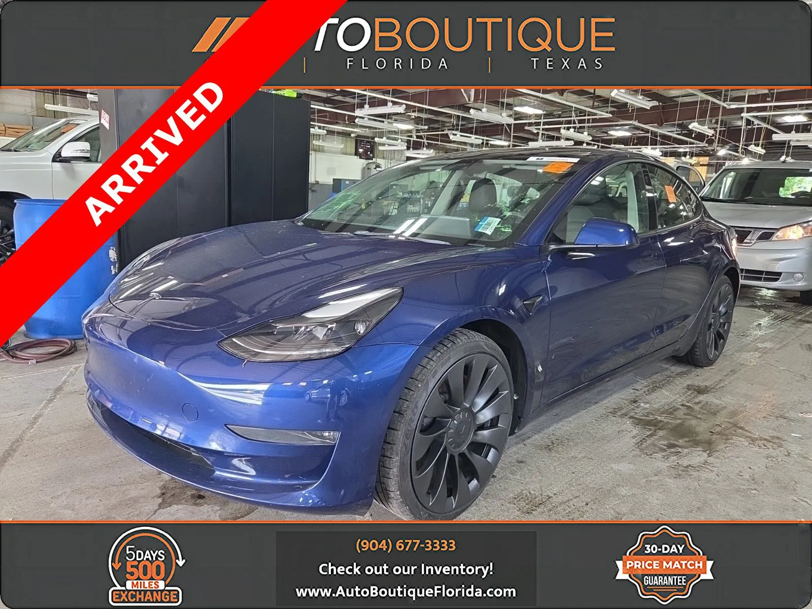 Blue 2023 Tesla Model 3 Performance for sale in Jacksonville, FL