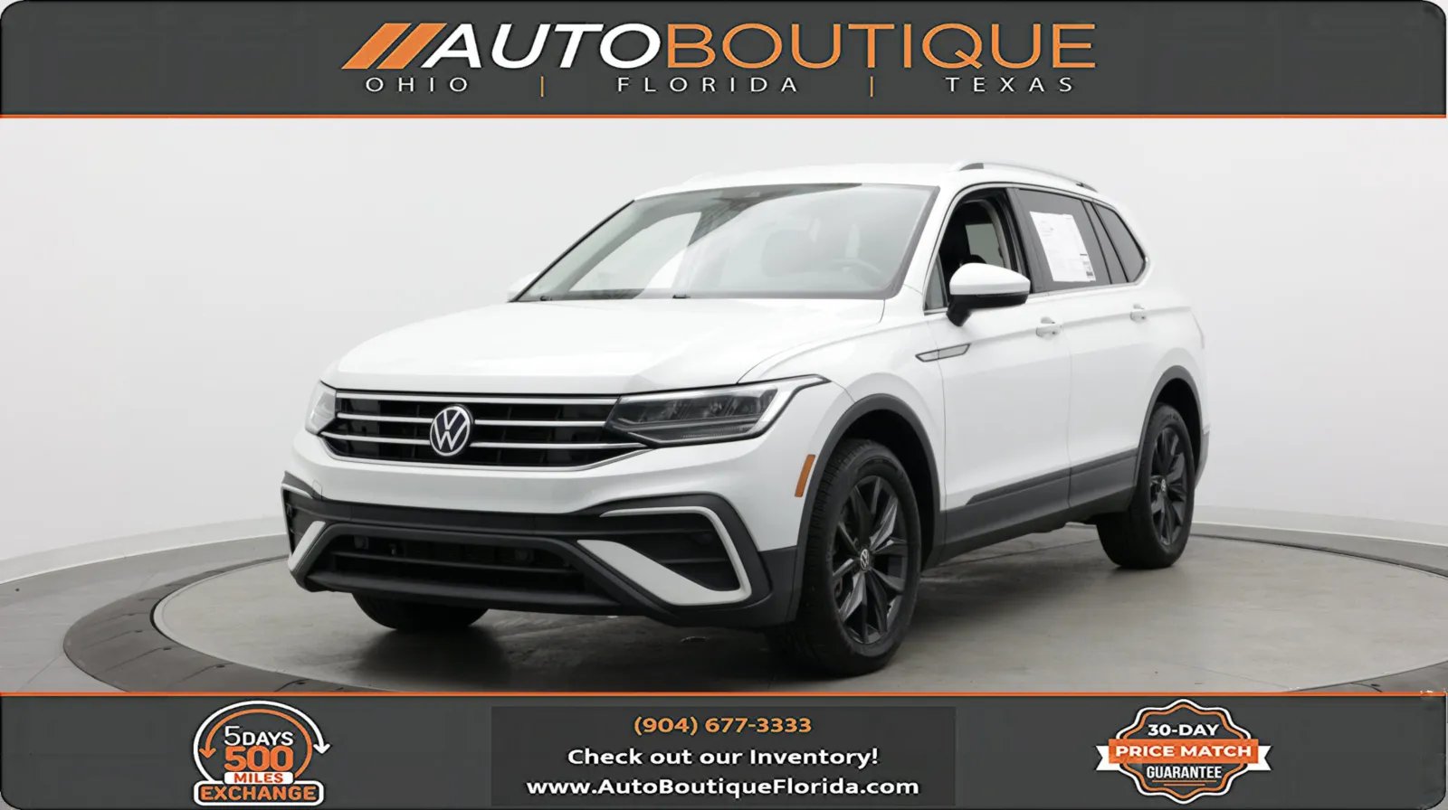 White 2024 Volkswagen Tiguan SE for sale in Jacksonville, FL