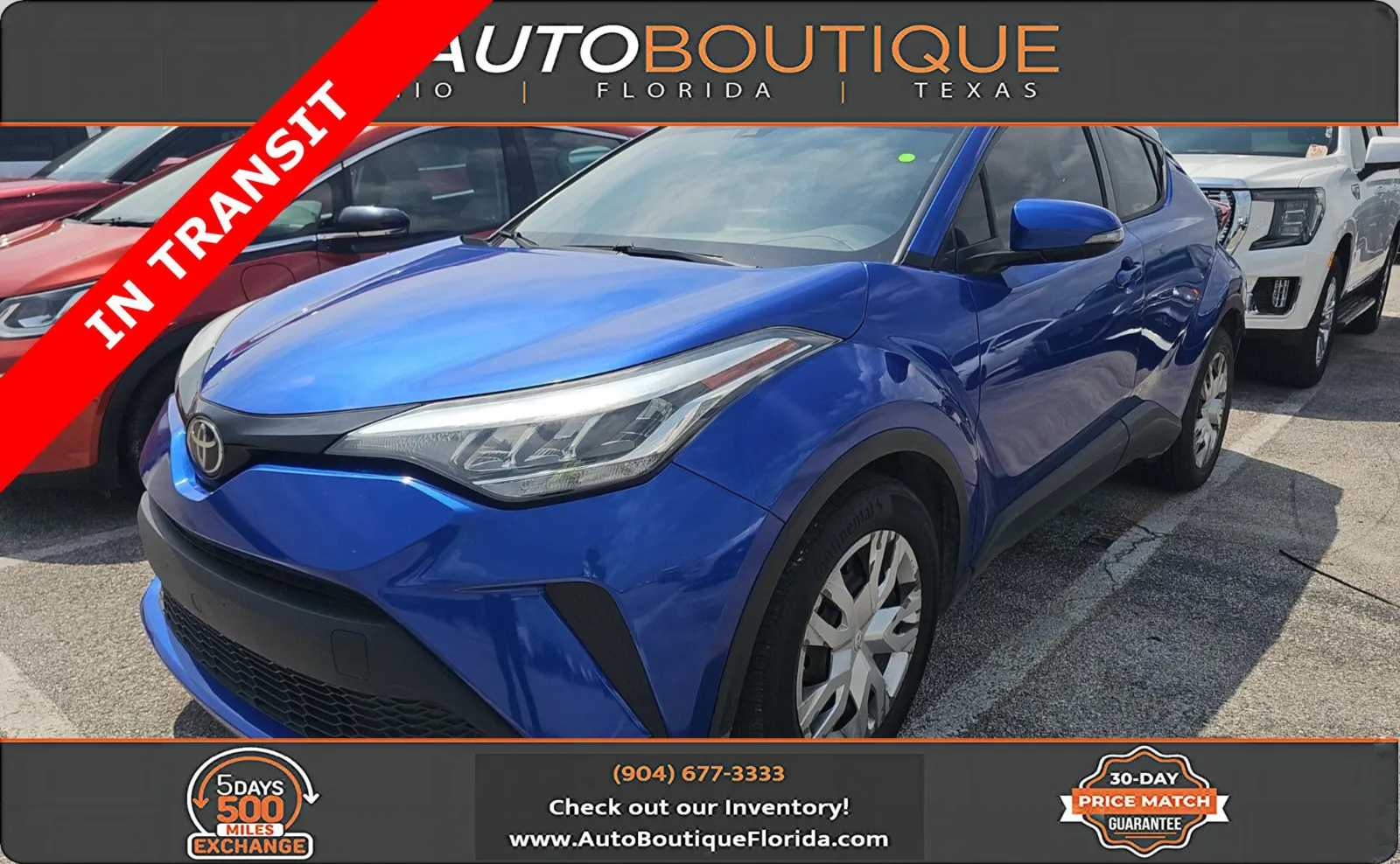 Blue 2020 Toyota C-HR LE for sale in Jacksonville, FL