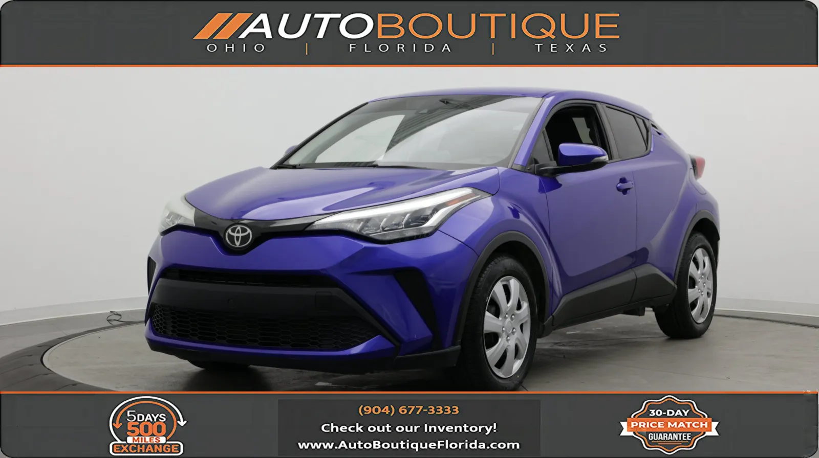 Blue 2020 Toyota C-HR LE for sale in Jacksonville, FL