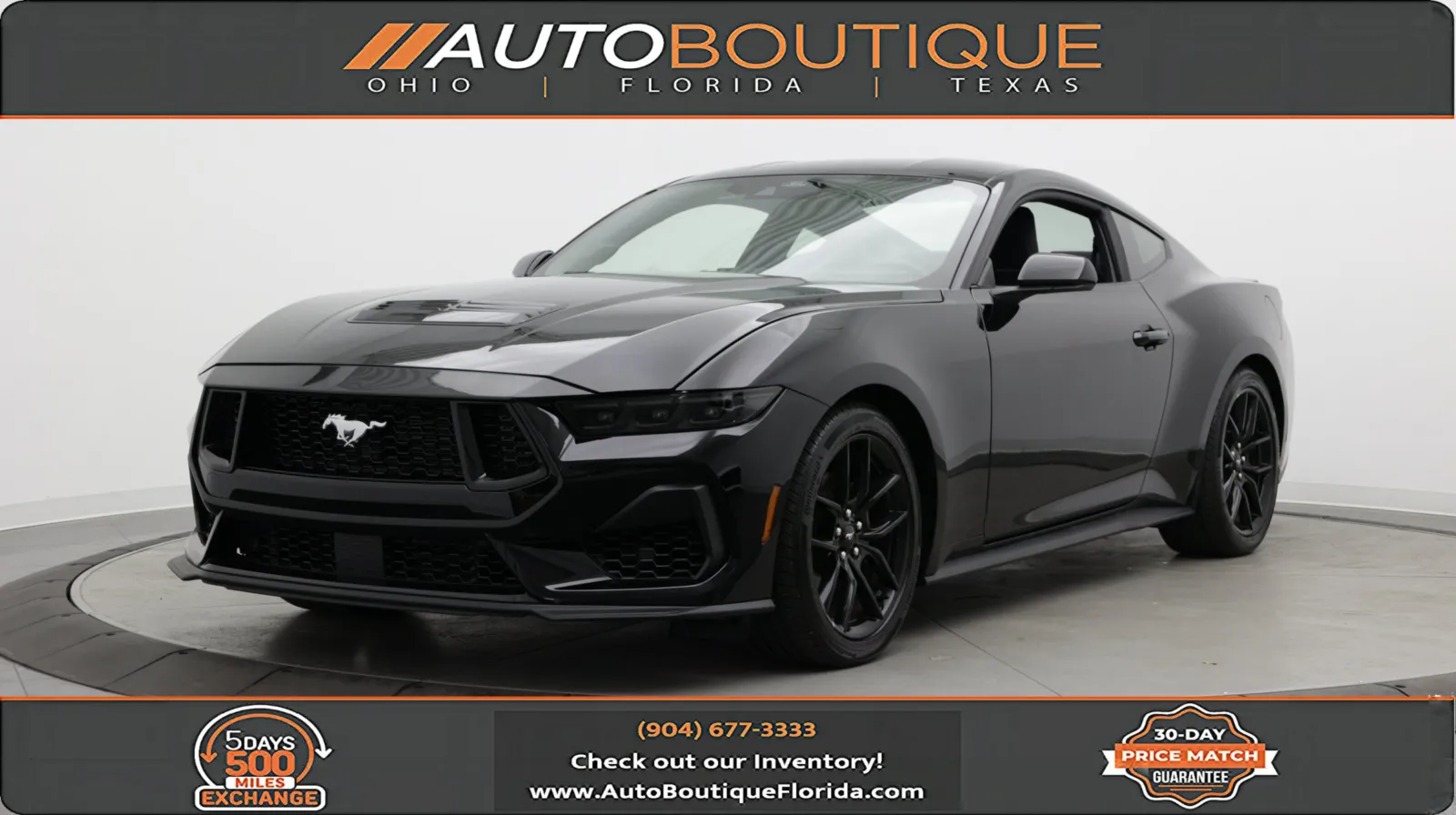 Black 2024 Ford Mustang for sale in Jacksonville, FL
