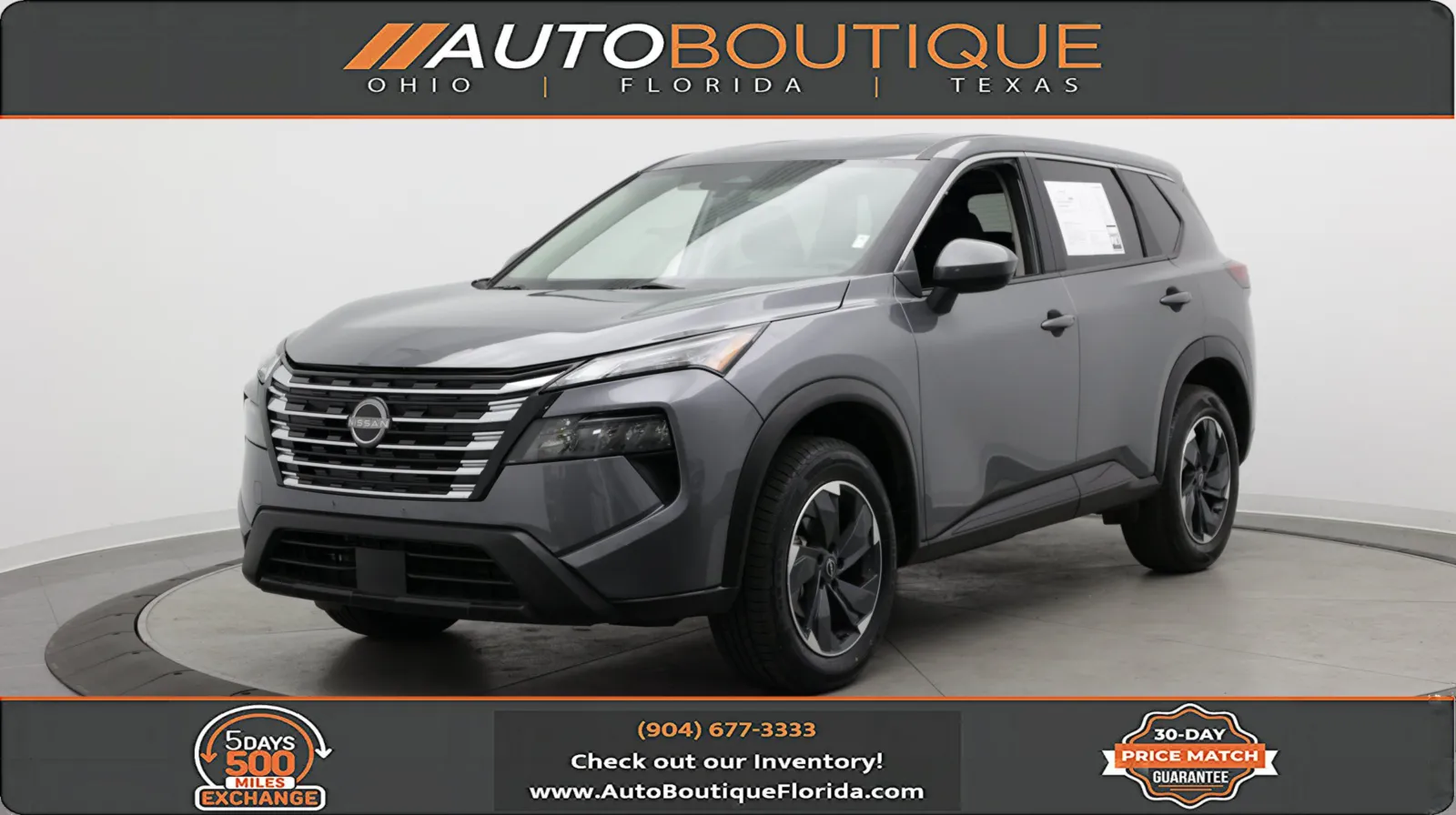 Gray 2024 Nissan Rogue SV for sale in Jacksonville, FL