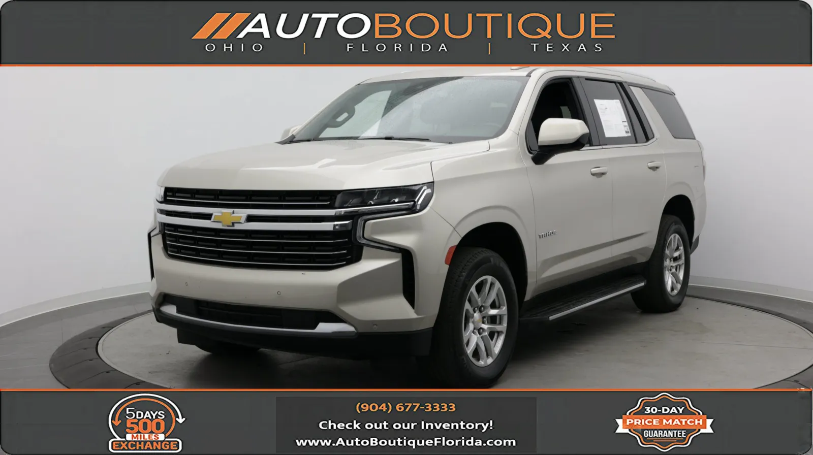 Beige 2024 Chevrolet Tahoe LT for sale in Jacksonville, FL