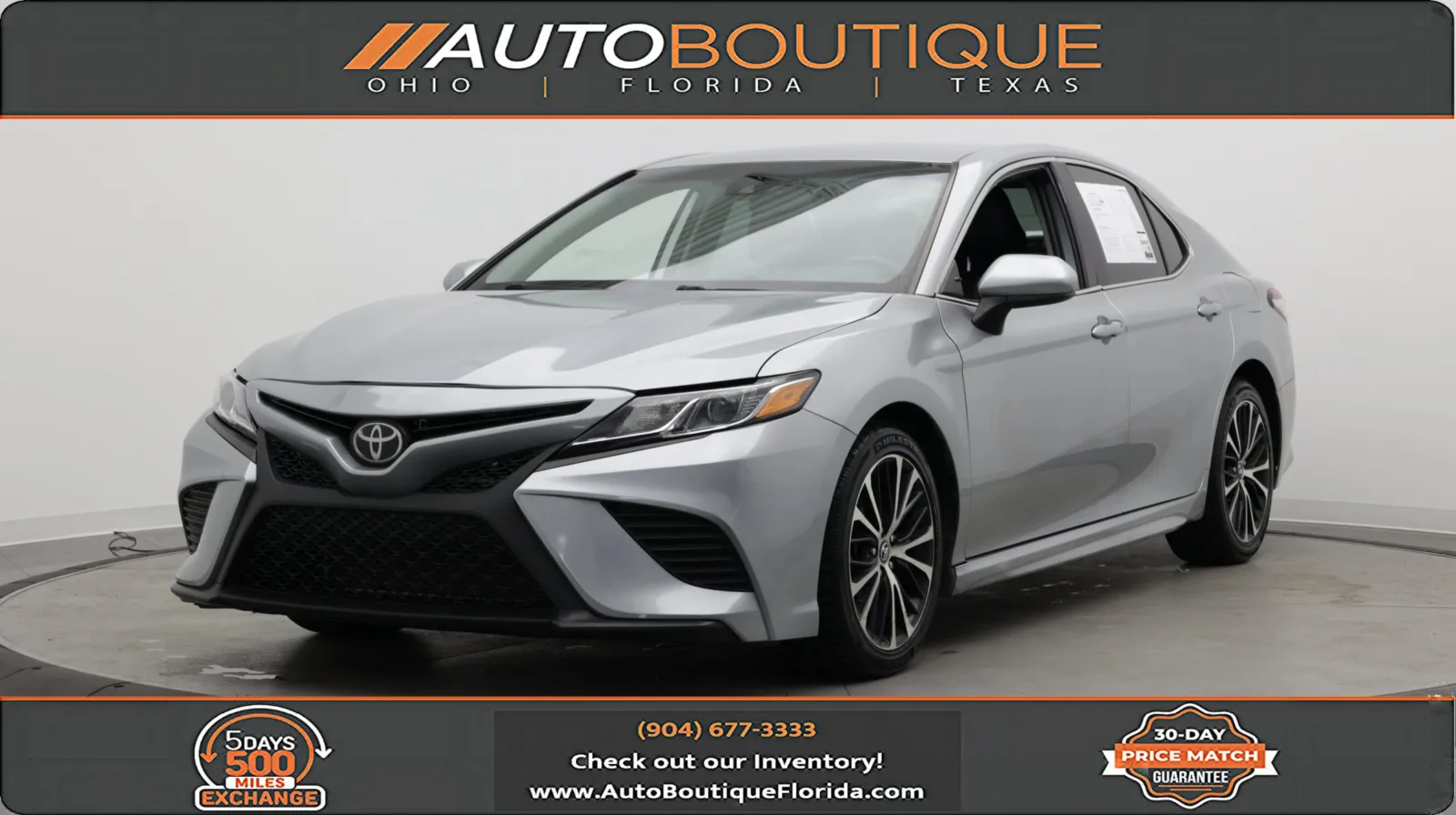 Silver 2020 Toyota Camry SE for sale in Jacksonville, FL