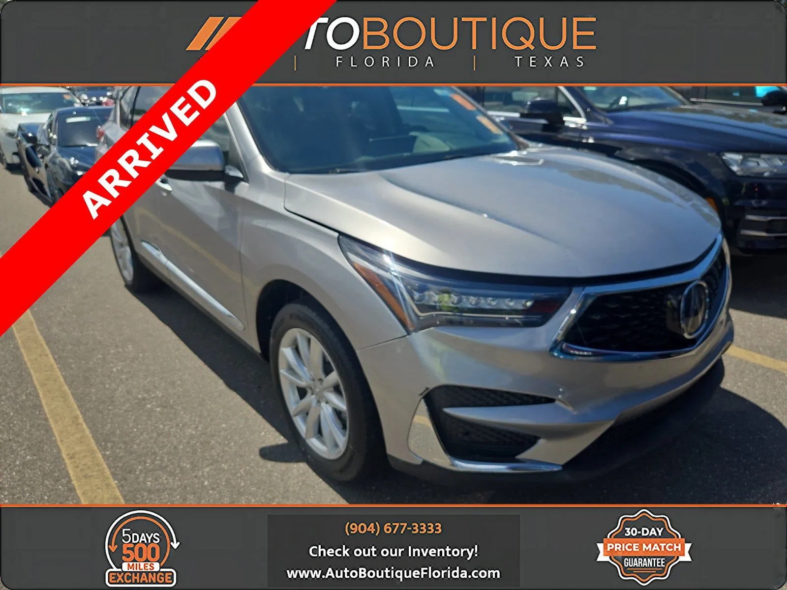 Silver 2021 Acura RDX for sale in Jacksonville, FL
