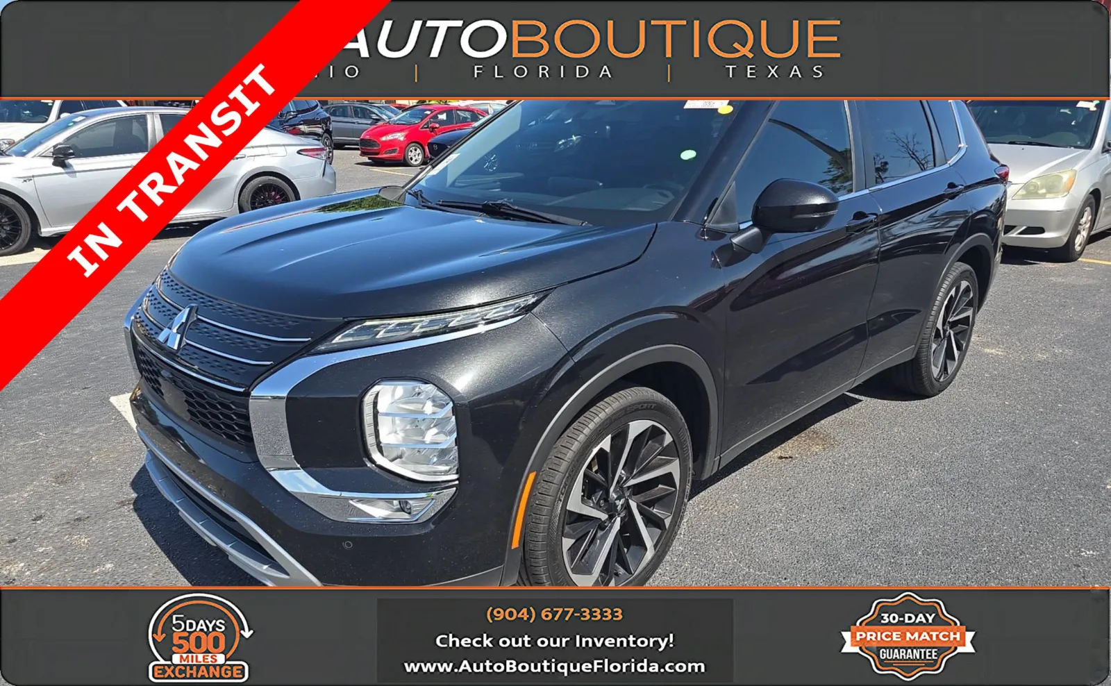 Black 2022 Mitsubishi Outlander SE for sale in Jacksonville, FL
