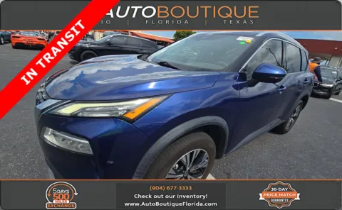 Blue 2021 Nissan Rogue SV for sale in Jacksonville, FL