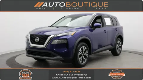 Blue 2021 Nissan Rogue SV for sale in Jacksonville, FL