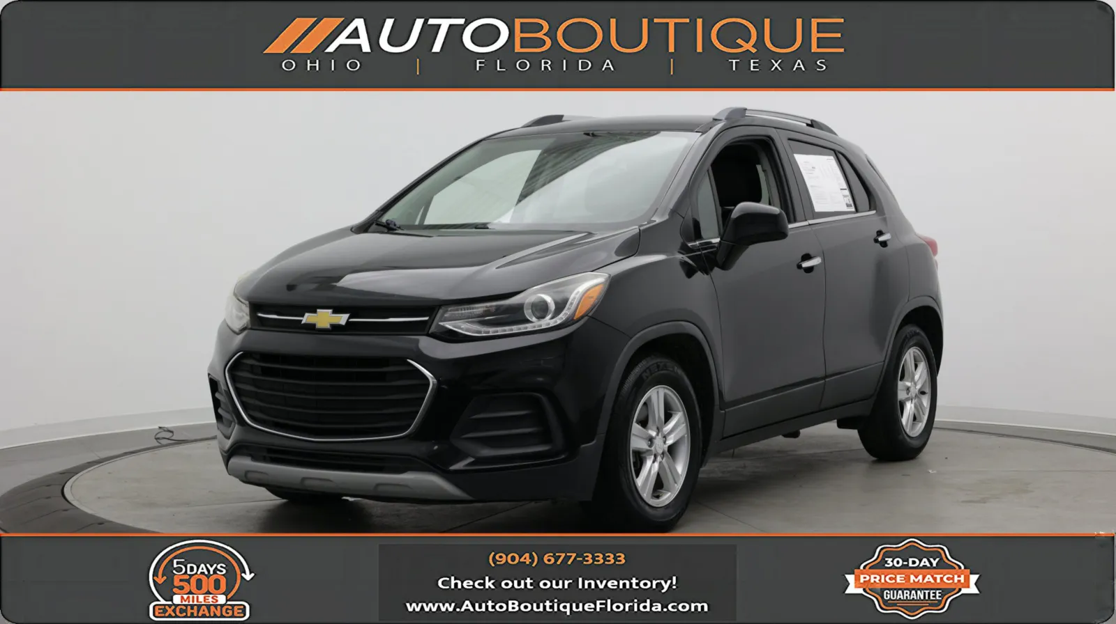 Black 2018 Chevrolet Trax LT for sale in Jacksonville, FL