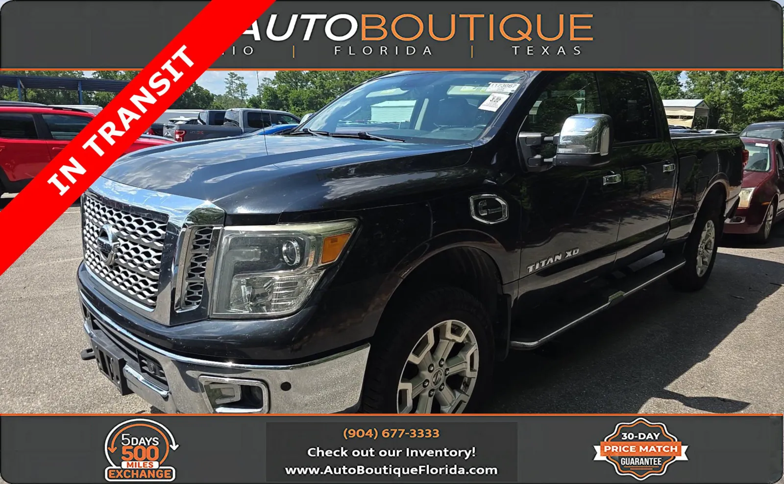 Black 2016 Nissan Titan XD SL for sale in Jacksonville, FL