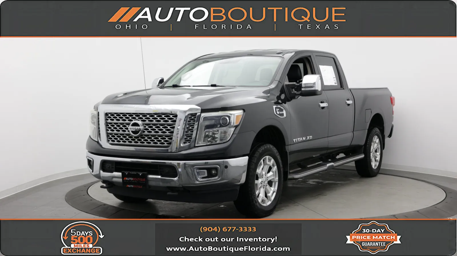 Black 2016 Nissan Titan XD SL for sale in Jacksonville, FL