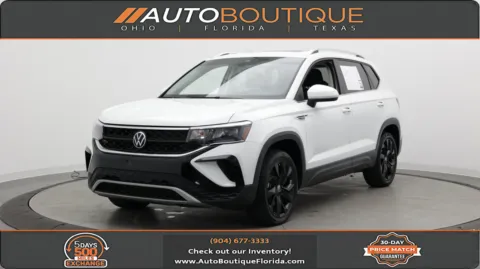 White 2024 Volkswagen Taos SE for sale in Jacksonville, FL