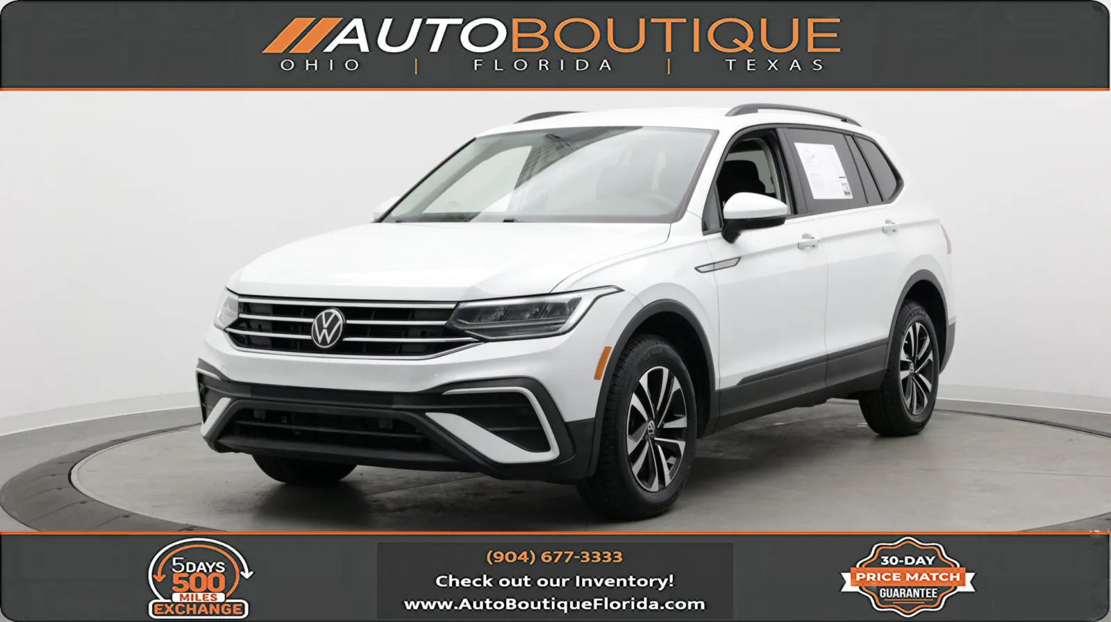 White 2022 Volkswagen Tiguan S for sale in Jacksonville, FL