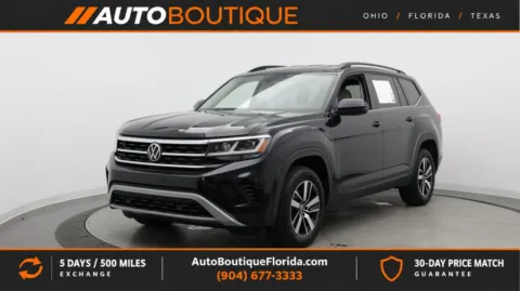 Black 2023 Volkswagen Atlas 2.0T SE for sale in Jacksonville, FL