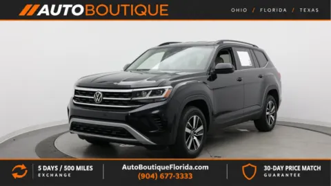 Black 2023 Volkswagen Atlas 2.0T SE for sale in Jacksonville, FL