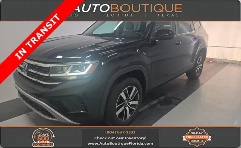 Black 2023 Volkswagen Atlas 2.0T SE for sale in Jacksonville, FL