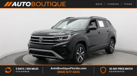 Black 2023 Volkswagen Atlas 2.0T SE for sale in Jacksonville, FL