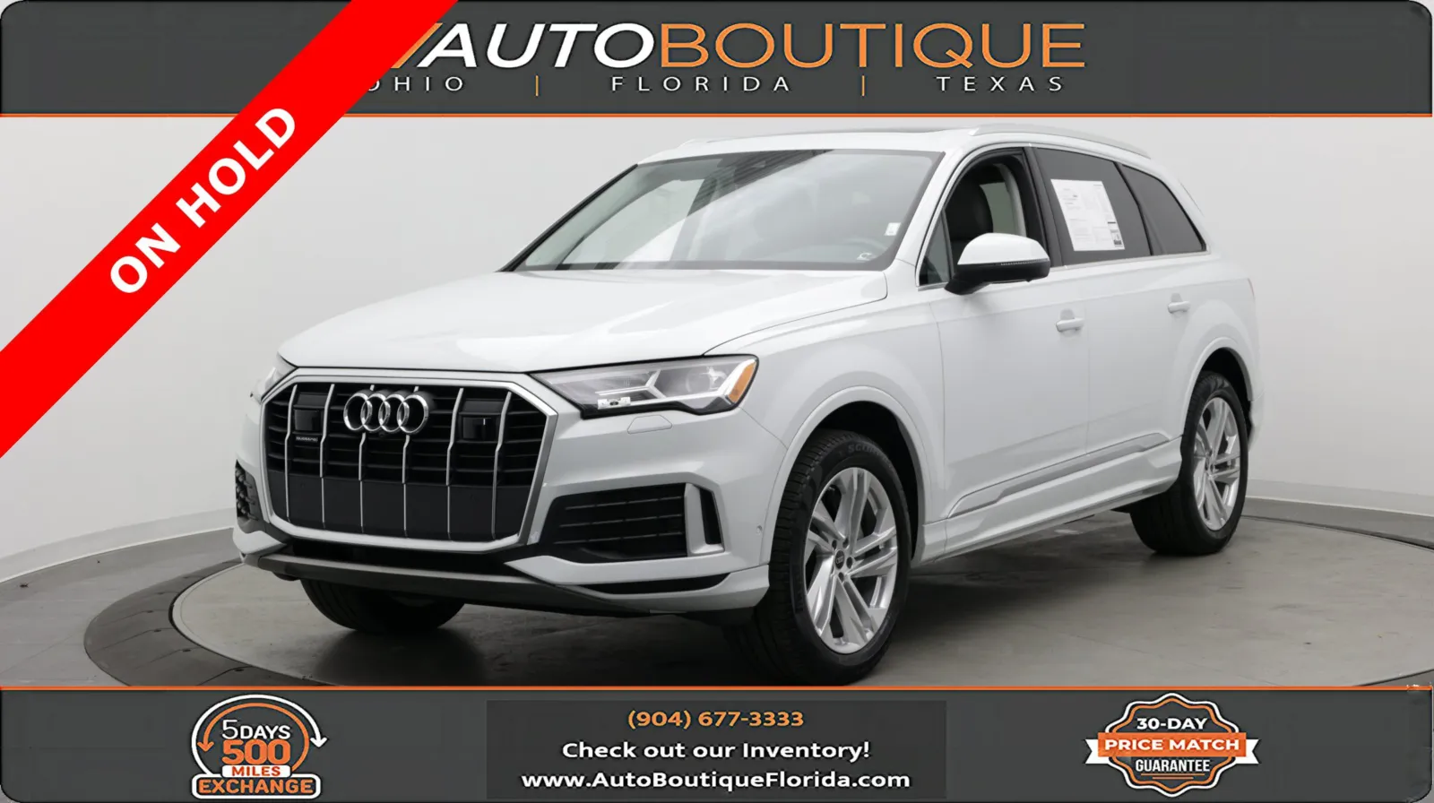 Silver 2023 Audi Q7 Premium for sale in Jacksonville, FL
