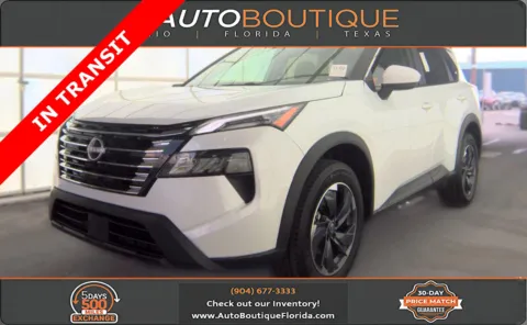 White 2024 Nissan Rogue SV for sale in Jacksonville, FL