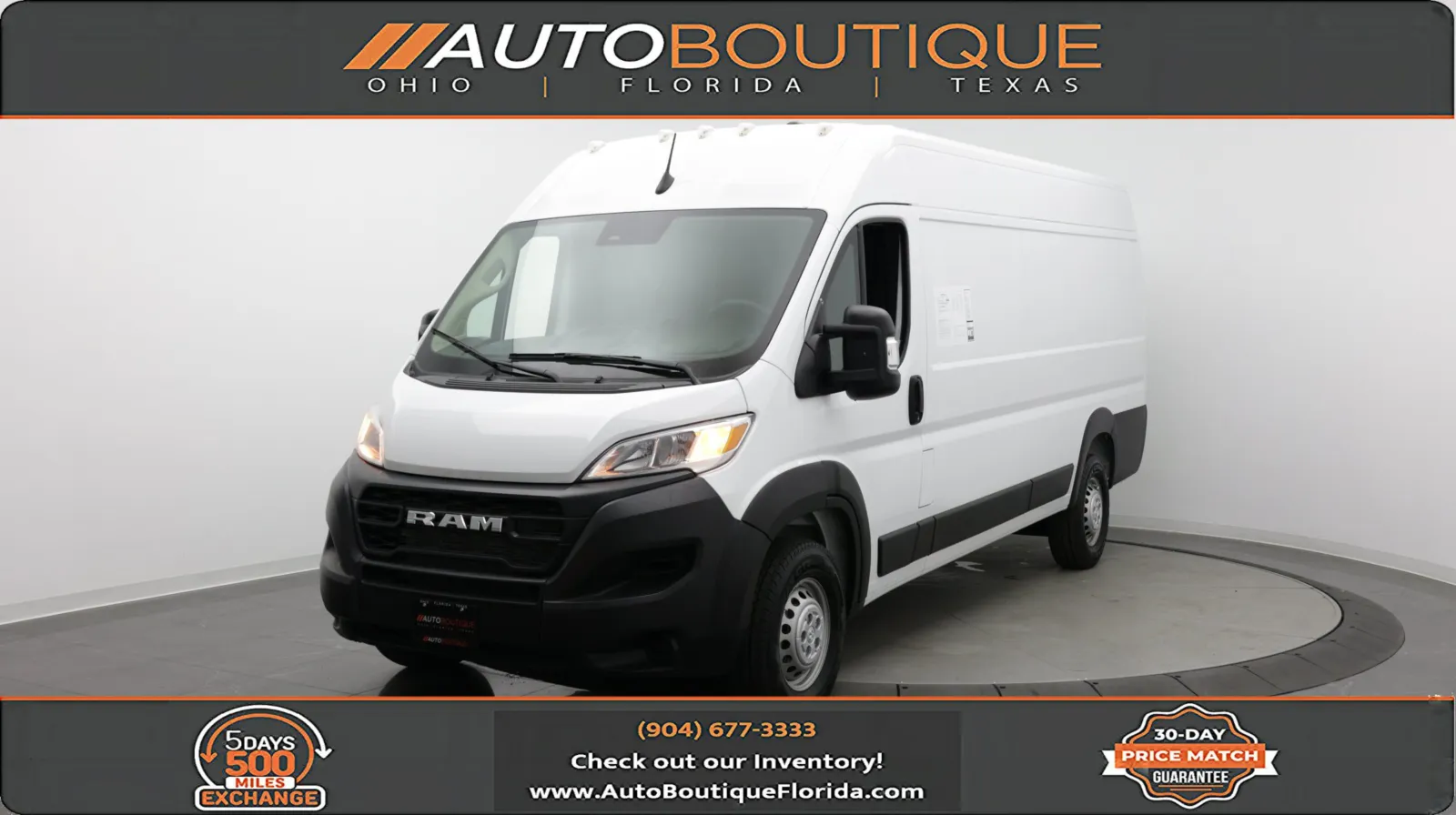 White 2024 Ram ProMaster Cargo Van Tradesman for sale in Jacksonville, FL