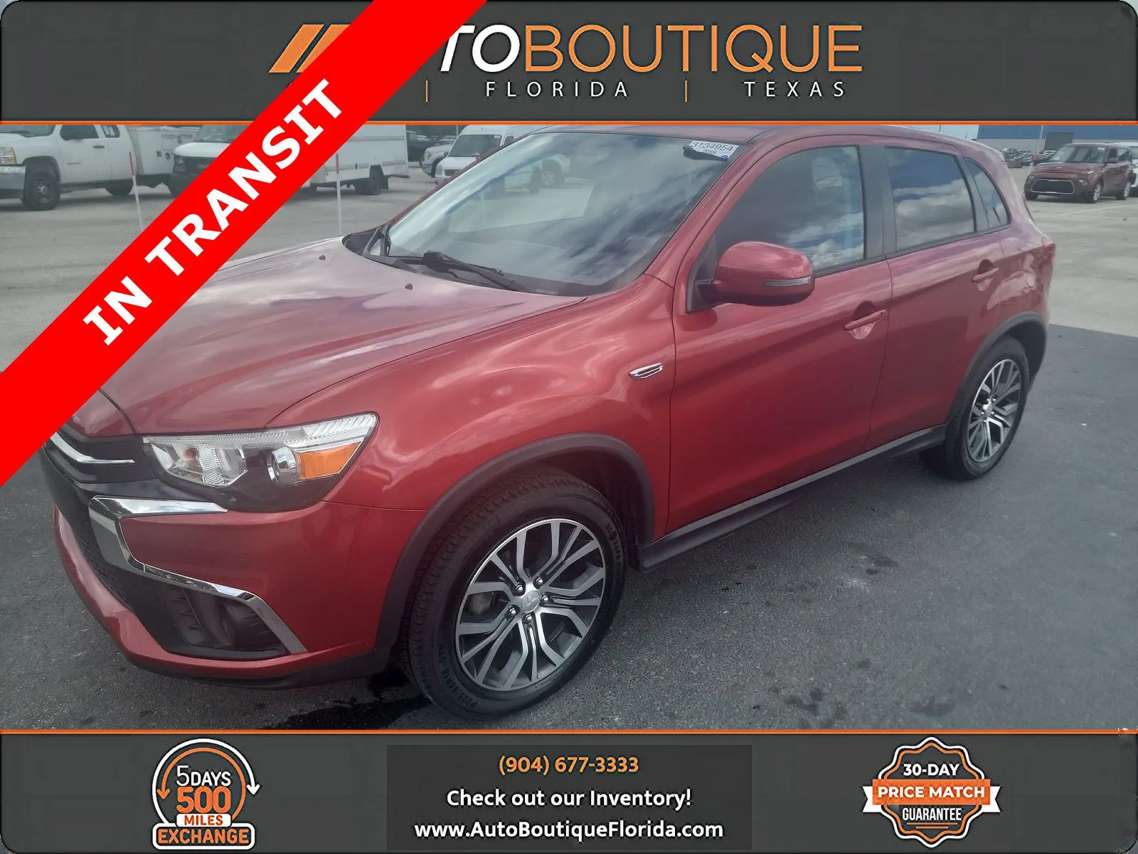 Red 2019 Mitsubishi Outlander Sport ES 2.0 for sale in Jacksonville, FL