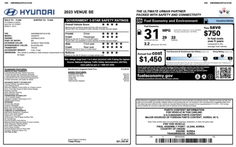 More photos of 2023 Hyundai Venue SE at Auto Boutique Florida, FL