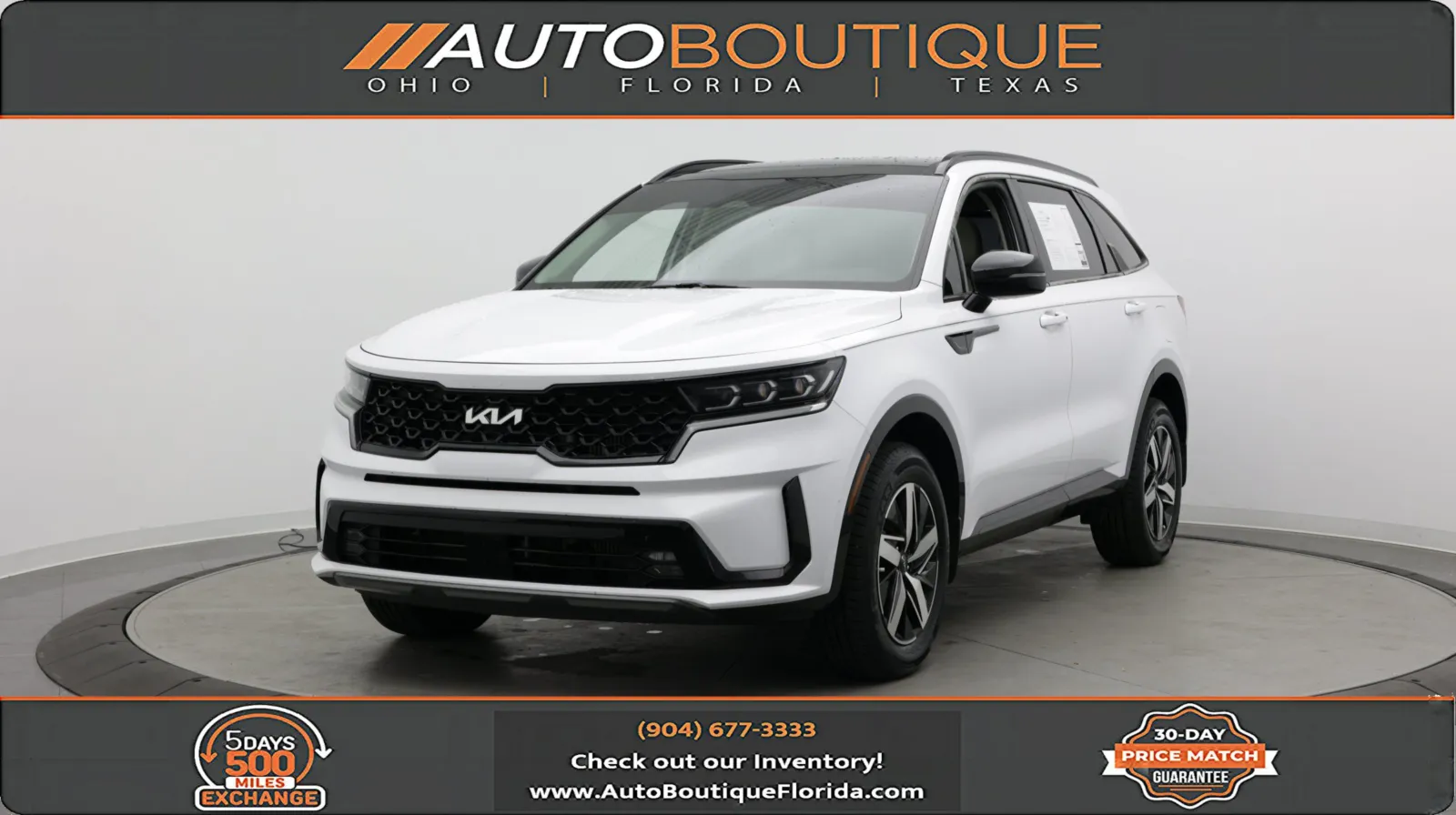 White 2022 Kia Sorento SX for sale in Jacksonville, FL