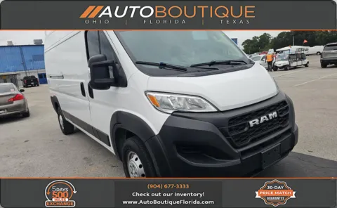 White 2023 Ram ProMaster Cargo Van 2500 159 WB for sale in Jacksonville, FL