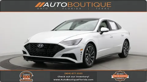 White 2022 Hyundai Sonata Limited for sale in Jacksonville, FL