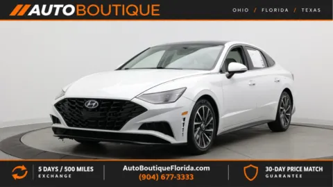 White 2022 Hyundai Sonata Limited for sale in Jacksonville, FL