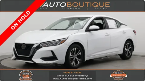 White 2023 Nissan Sentra SV for sale in Jacksonville, FL