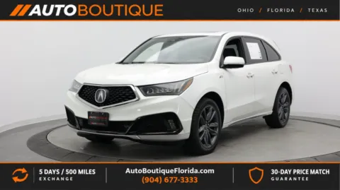 White 2019 Acura MDX w/Technology/A-Spec Pkg for sale in Jacksonville, FL