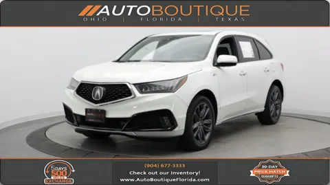 White 2019 Acura MDX w/Technology/A-Spec Pkg for sale in Jacksonville, FL