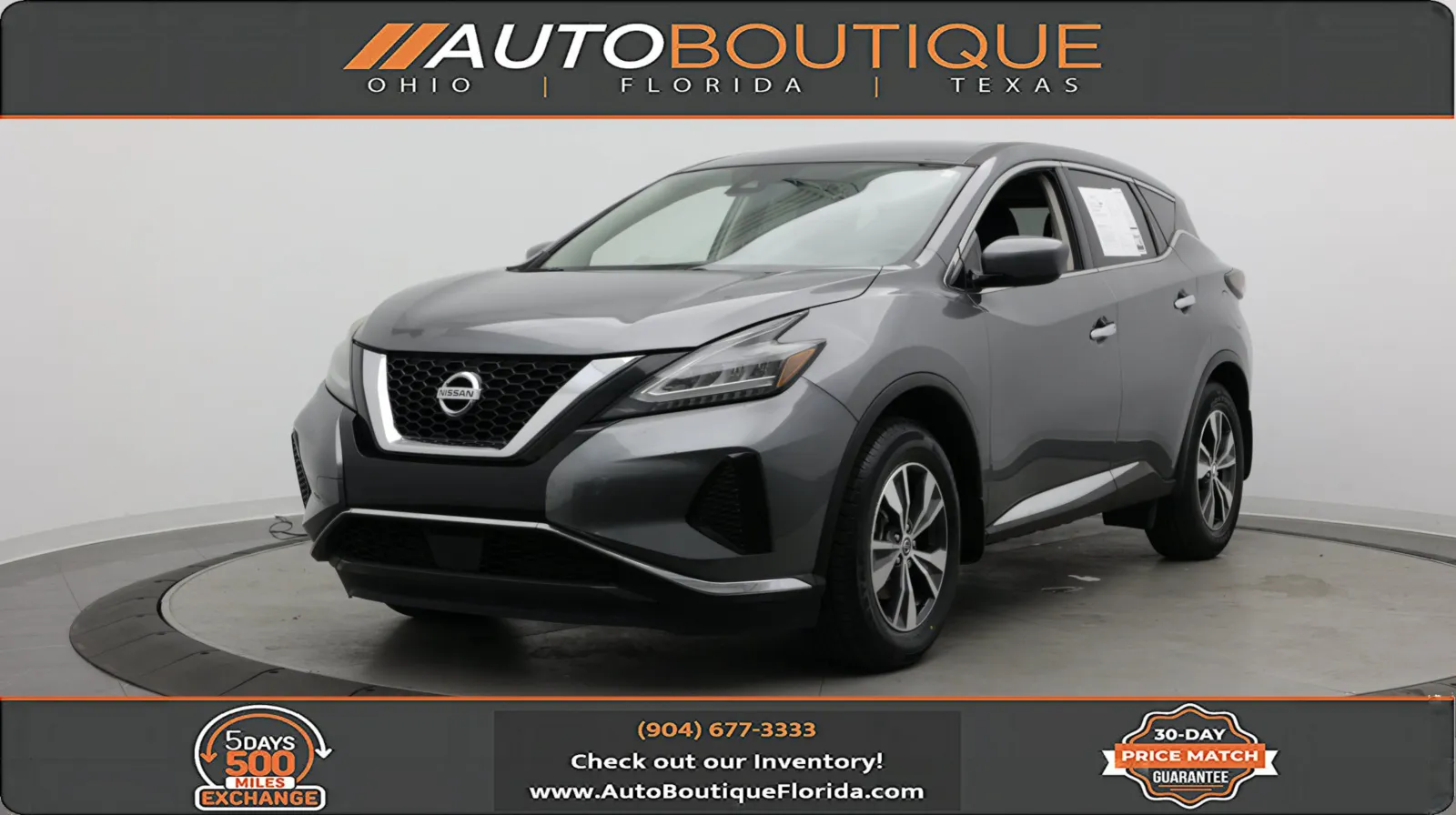 Gray 2021 Nissan Murano S for sale in Jacksonville, FL