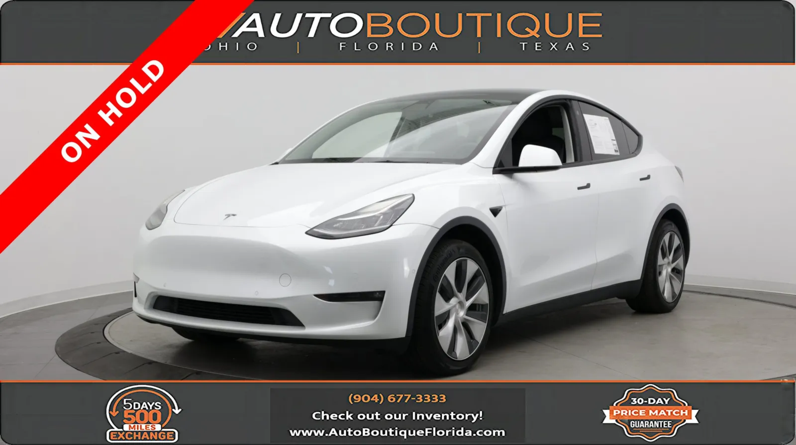 White 2022 Tesla Model Y Long Range for sale in Jacksonville, FL