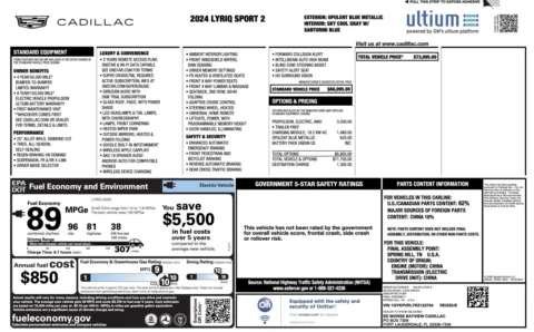 More photos of 2024 Cadillac LYRIQ Sport at Auto Boutique Florida, FL