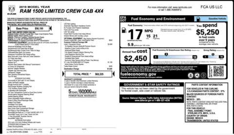 Photos of 2019 Ram 1500 Limited for sale in Jacksonville, FL at Auto Boutique Florida