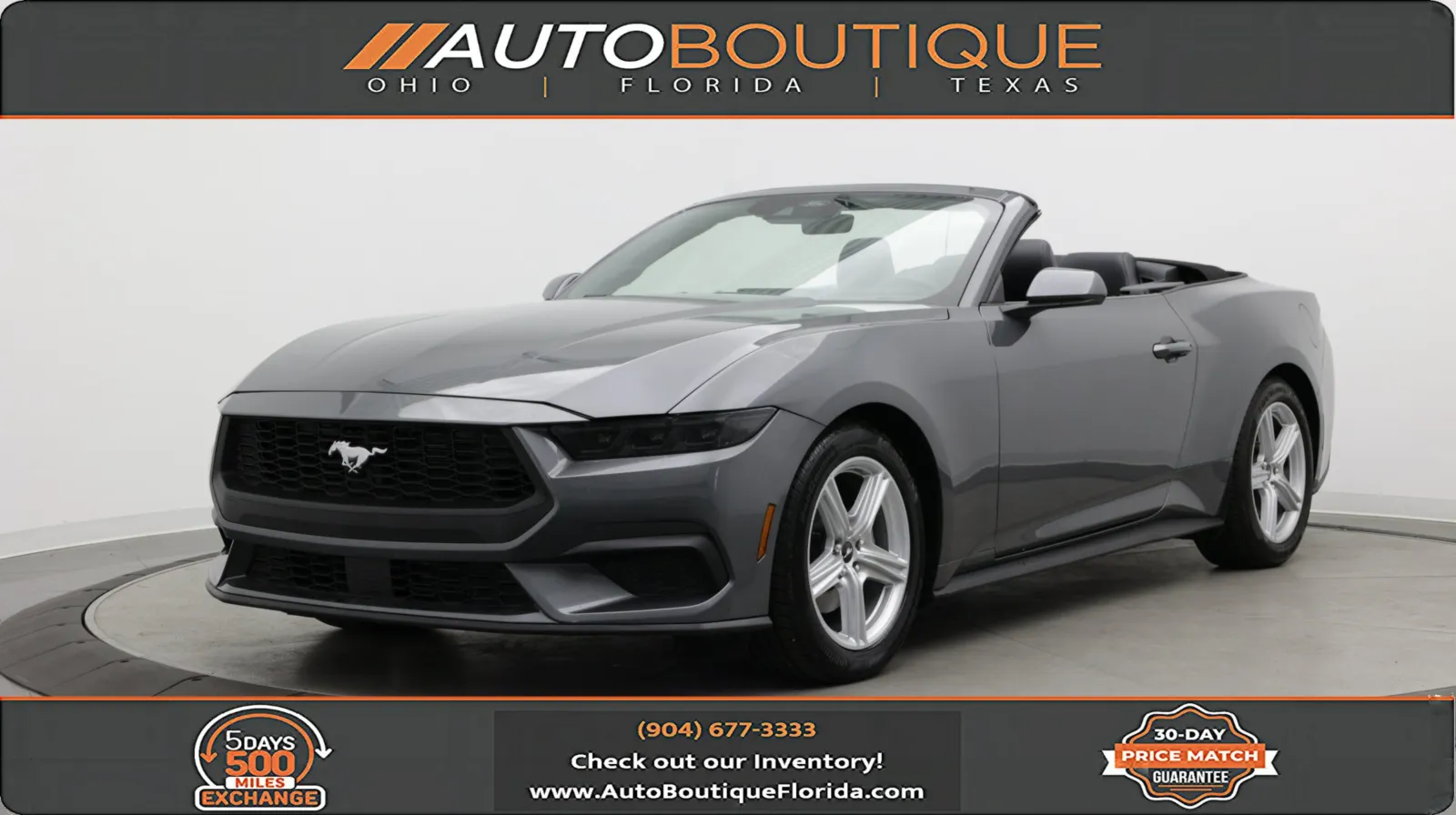 Gray 2026 Ford Mustang EcoBoost Premium for sale in Jacksonville, FL