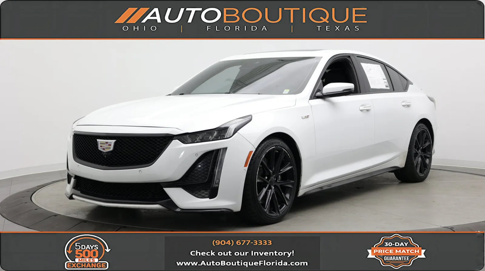 White 2023 Cadillac CT5-V for sale in Jacksonville, FL