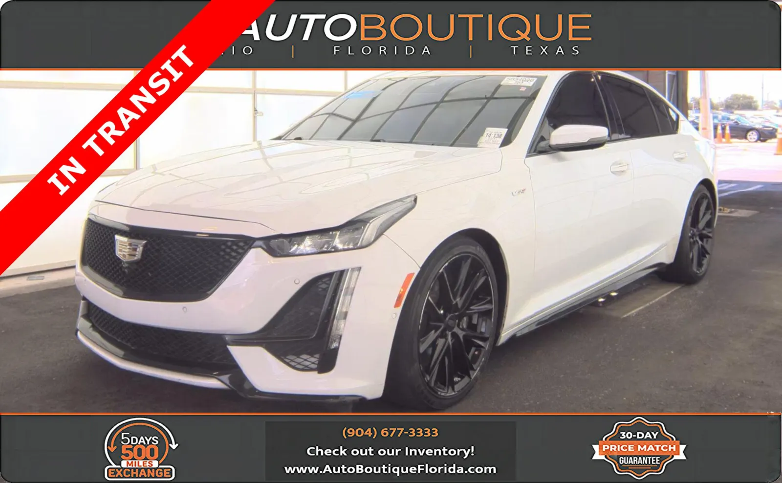 White 2023 Cadillac CT5-V for sale in Jacksonville, FL