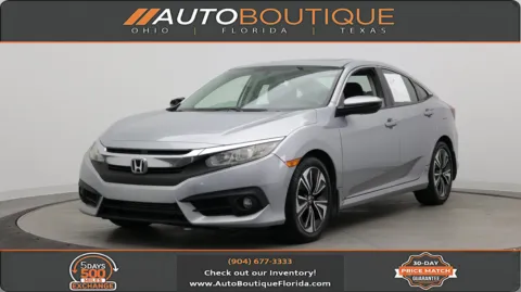 Silver 2016 Honda Civic Sedan EX-L for sale in Jacksonville, FL