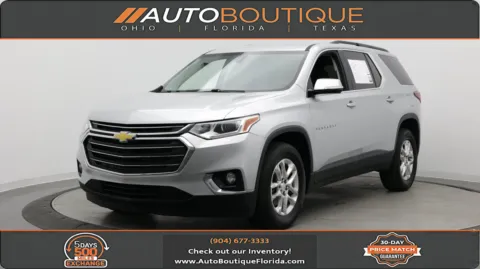 Silver 2019 Chevrolet Traverse LT Cloth for sale in Jacksonville, FL