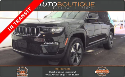 Black 2022 Jeep Grand Cherokee 4xe for sale in Jacksonville, FL