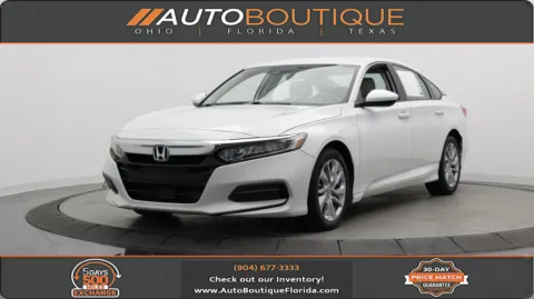 White 2018 Honda Accord Sedan LX 1.5T for sale in Jacksonville, FL