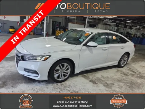 White 2018 Honda Accord Sedan LX 1.5T for sale in Jacksonville, FL